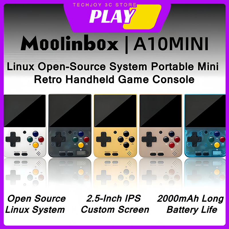 Gaming Console Linux - Moolinbox A10Mini Console de jeu rétro