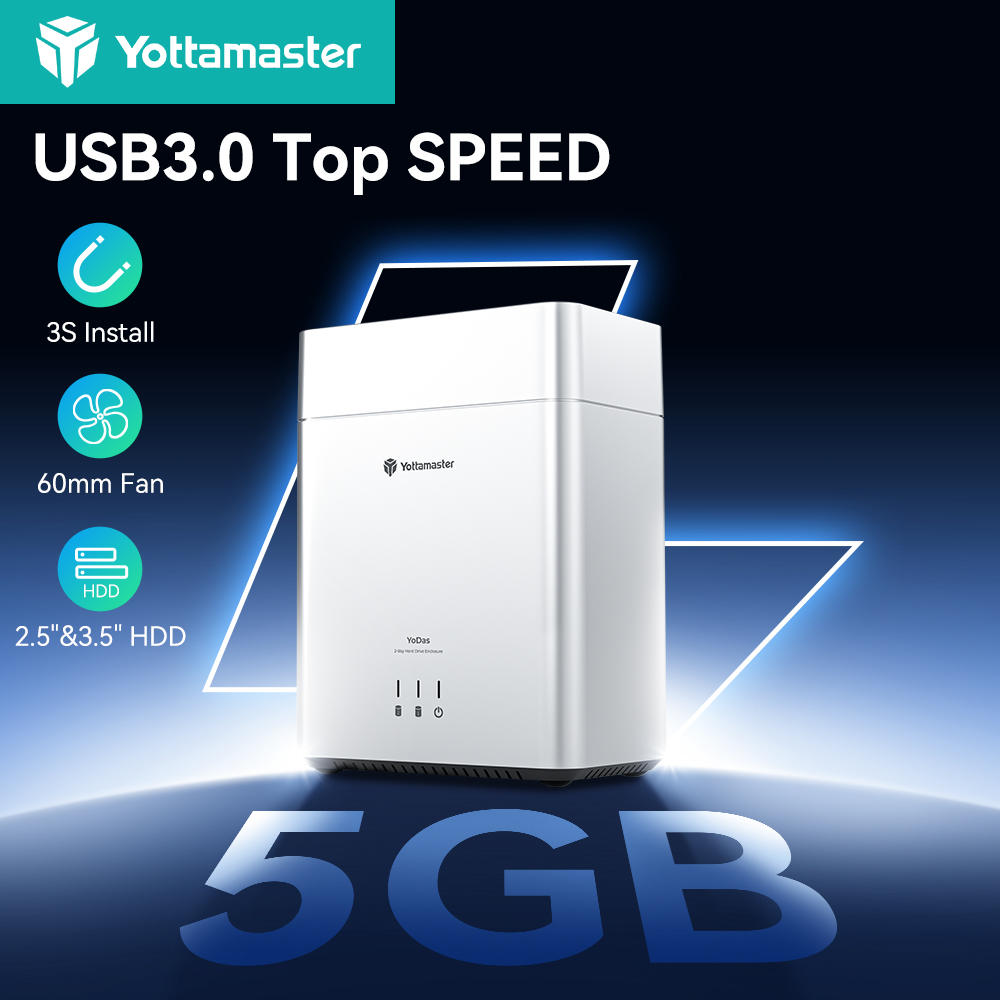 Console Gaming Pc Case - Yottamaster 2.5/3.5 