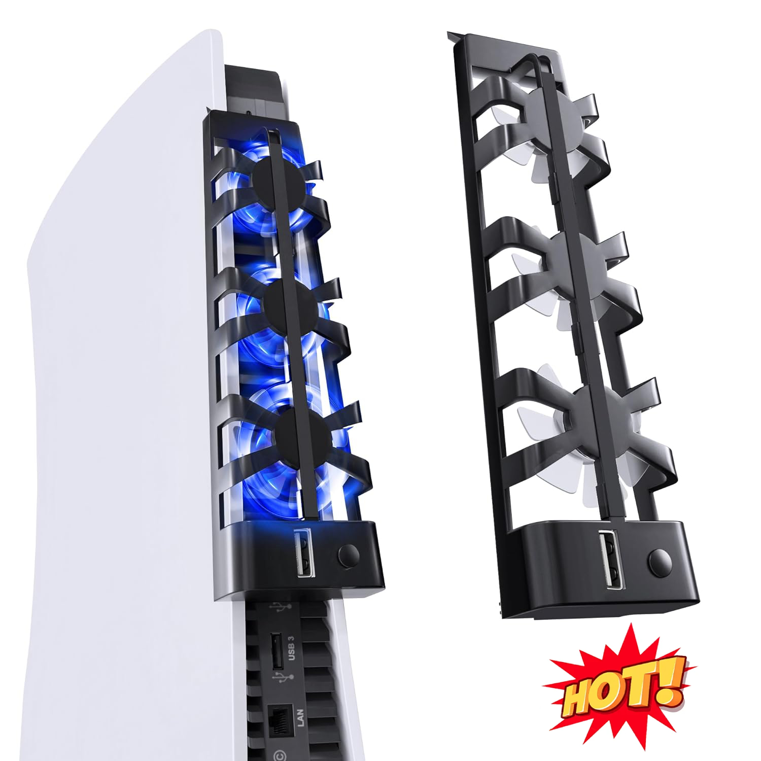 Console Cooling Fan - Ventilateur de refroidissement pour disque de