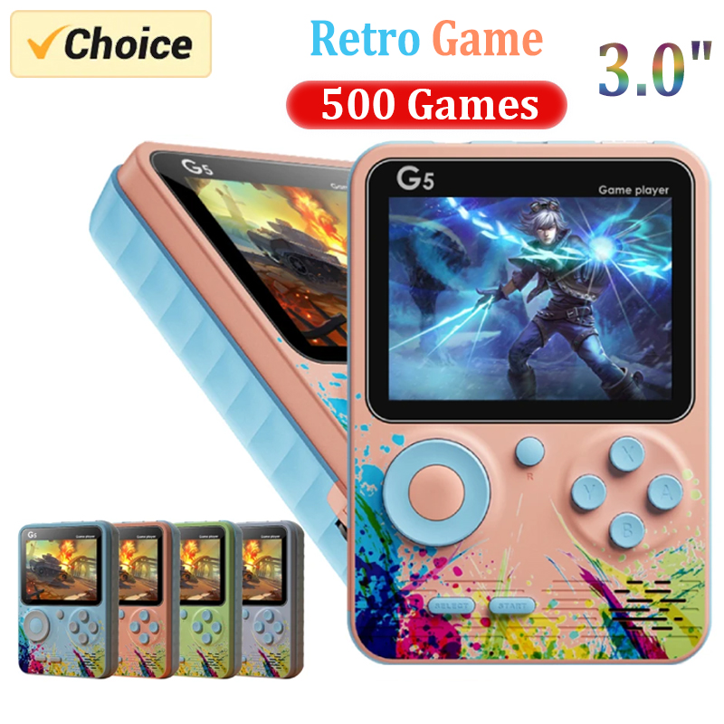 Gaming Console Under 500 - Console de jeu portable rétro G5