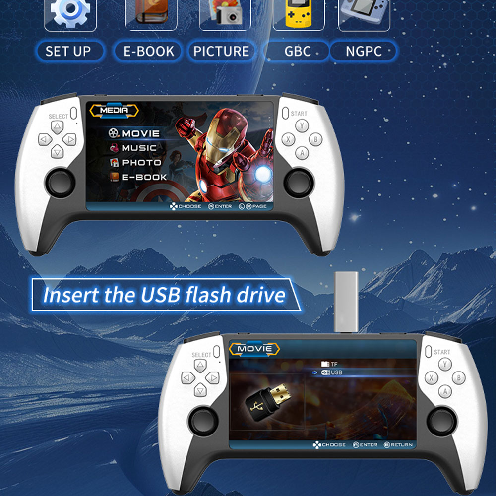 Nouvelle console de jeu portab - Gaming Console Emulator avis et prix