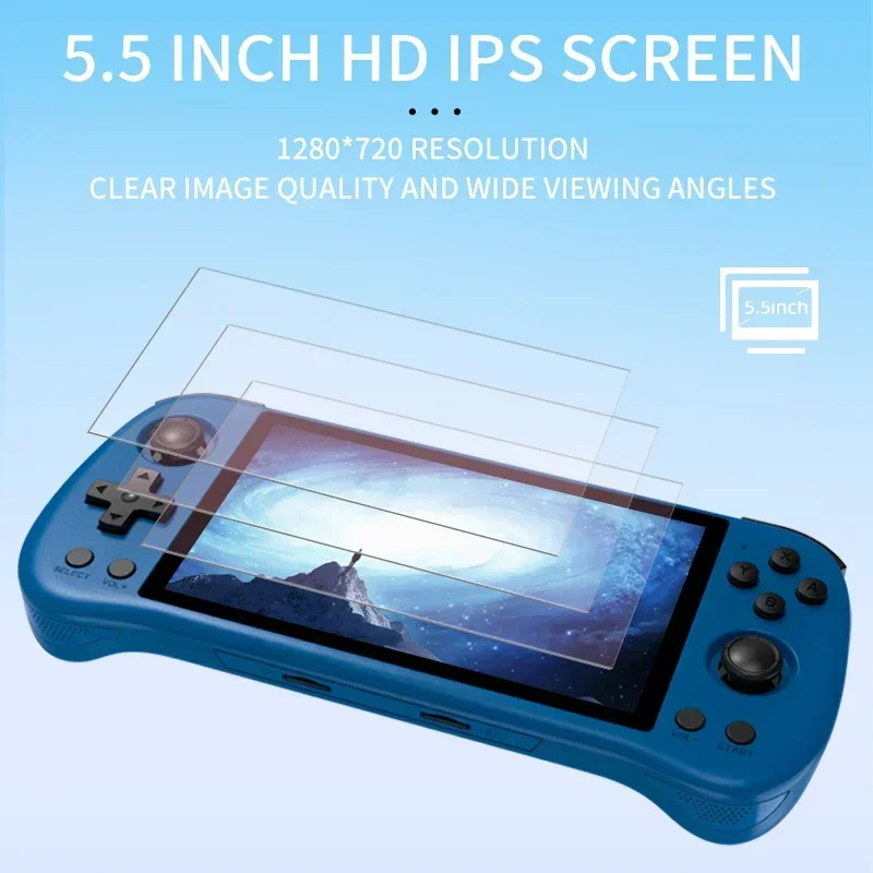 POWKIDDY-Console de jeu X55, 8 - Gaming Console Emulator avis et prix