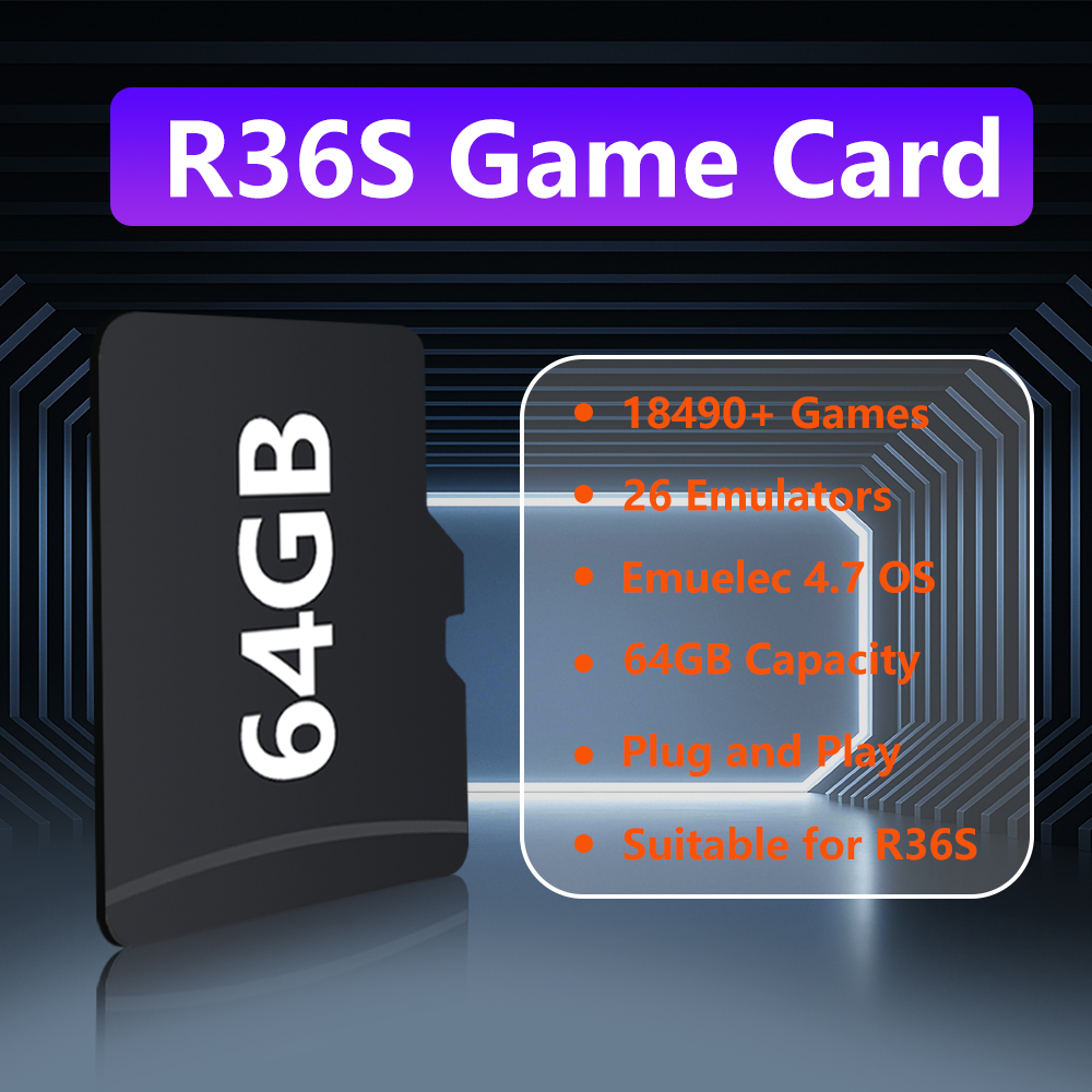 Carte de jeu 64 Go pour consol - Gaming Console Emulator avis et prix