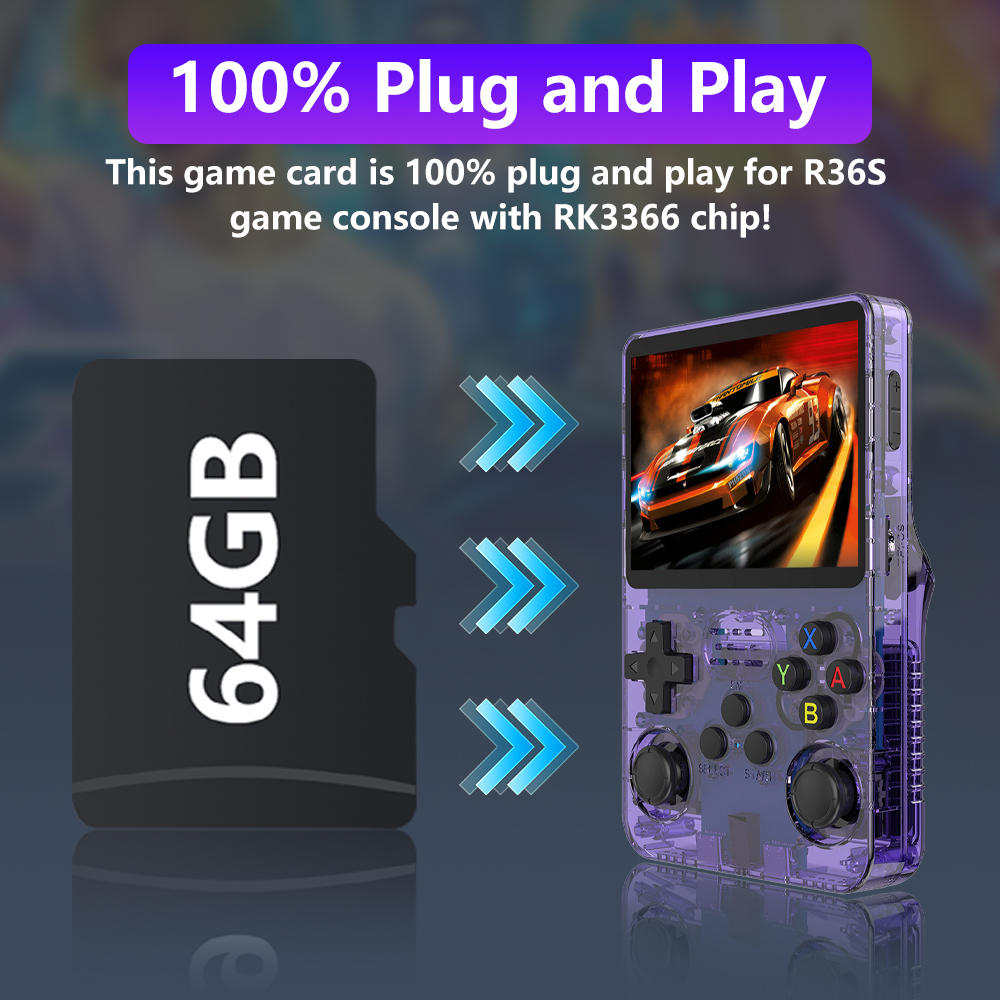 Carte de jeu 64 Go pour consol - Gaming Console Emulator avis et prix