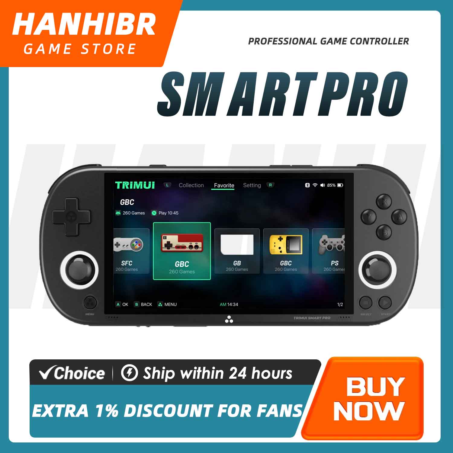 Console de jeu portable TRIMUI - Gaming Console Emulator avis et prix