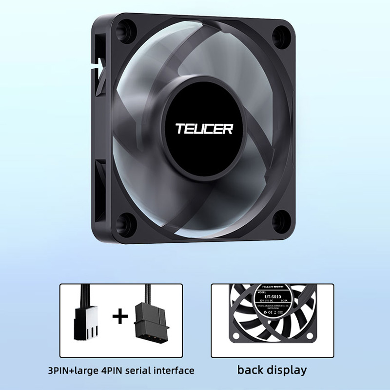 TEUCER UT-6010 6 cm ventilateu - Console Gaming Pc Case avis et prix