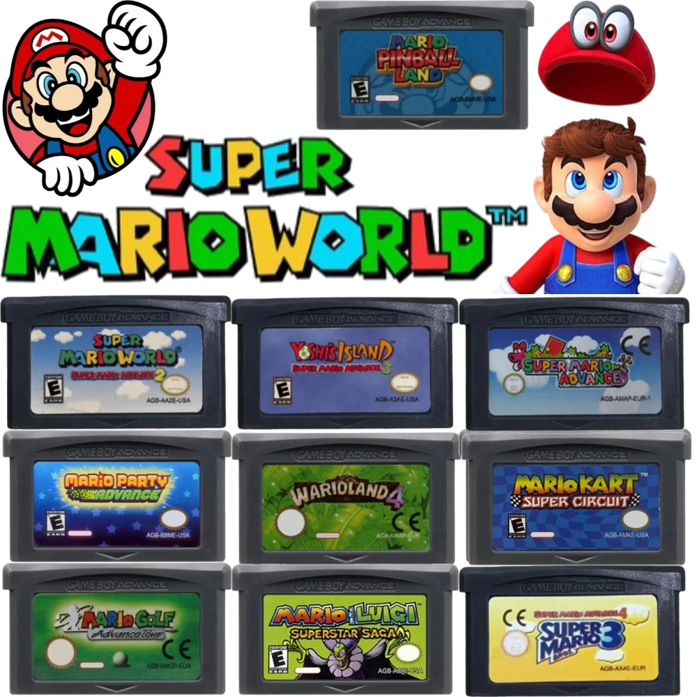 Cartouche de jeu GBA 32 bits U - Gaming Console Mario avis et prix