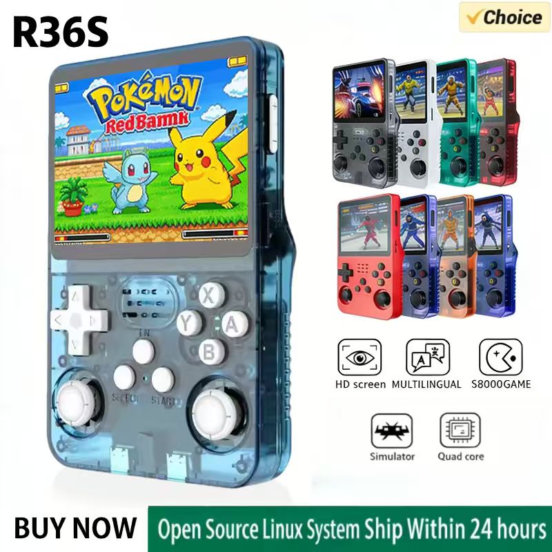 Console de jeu portable R36S,  - Gaming Console Linux avis et prix