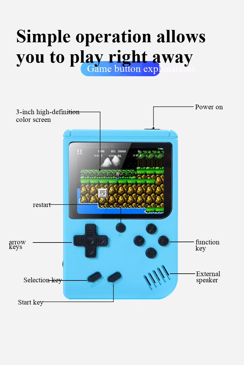 Console de jeu portable rétro  - Gaming Console Under 500 avis et prix
