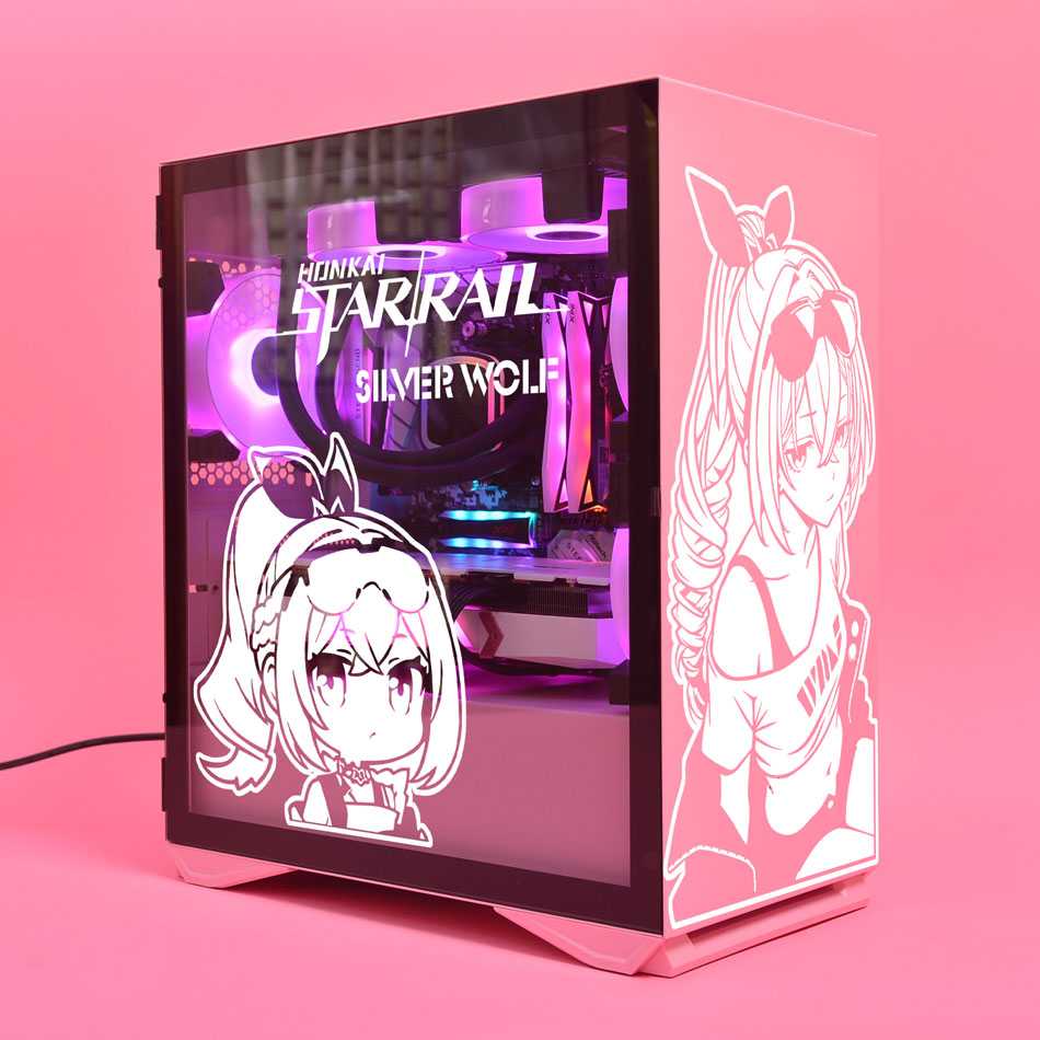 Autocollants d'anime Silver Wo - Console Gaming Pc Case avis et prix