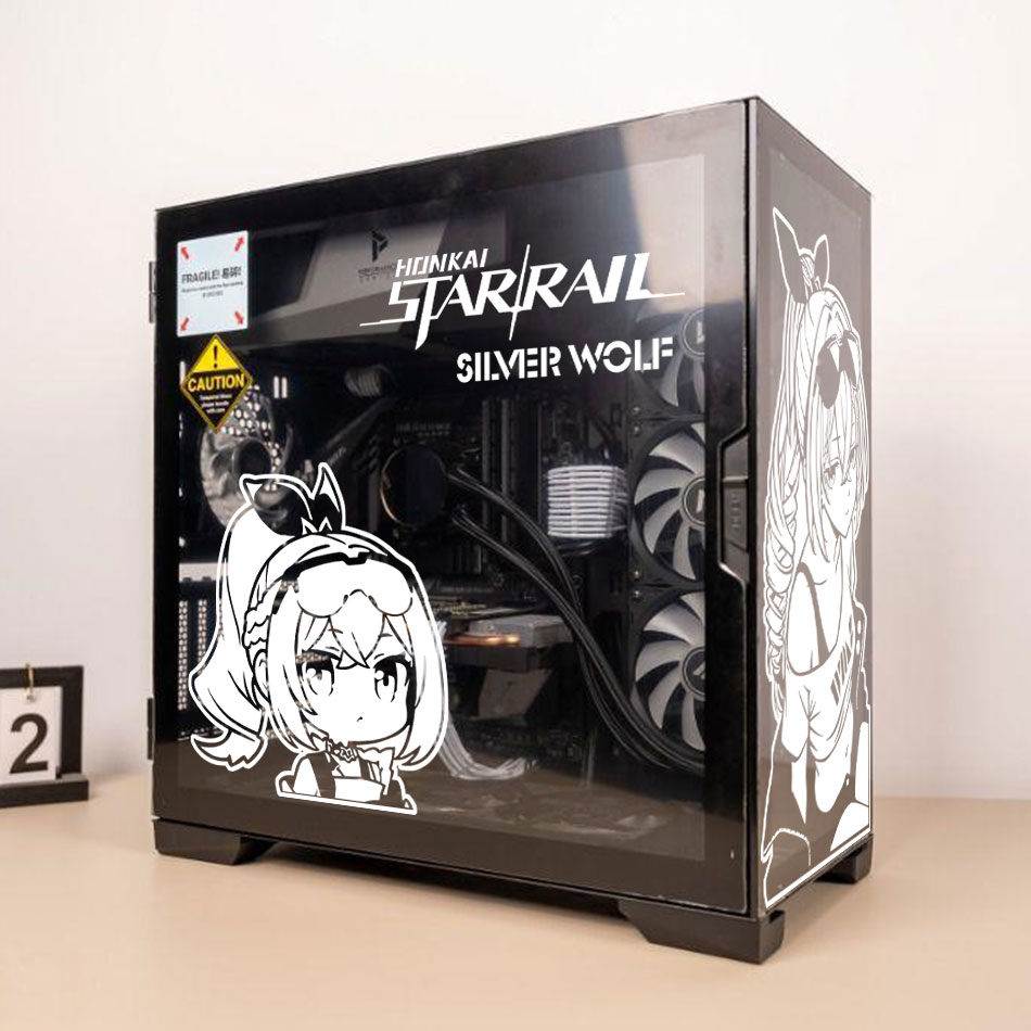 Autocollants d'anime Silver Wo - Console Gaming Pc Case avis et prix
